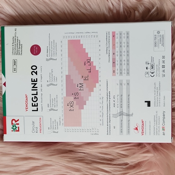 SALE!! Brand New VENOSAN MEDICAL COMPRESSION STOCKINGS-XS - Picture 2 of 6